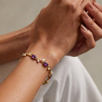 Majestic Purple | Tulip Bracelet for Women