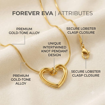 Holo Heart Gold Plated Anti Tarnish Necklace