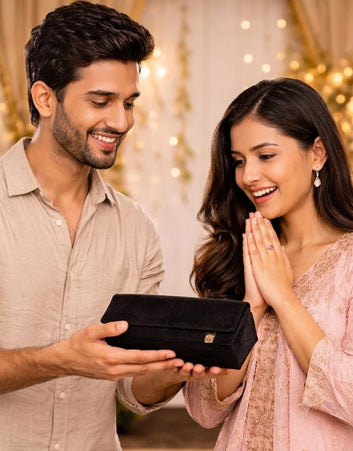 Luxury Jhumka box with 12 pair studs