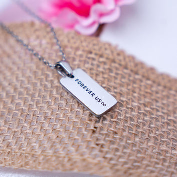 Colored Photo Necklace